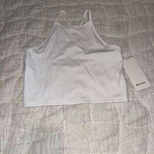 Lululemon Wunder Train Strappy Tank Top Size 10 NWT White